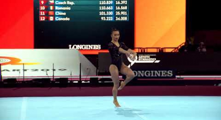 Victoria Woo - Floor - Stuttgart 2019 - World Championships
