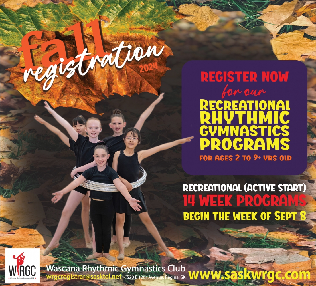 Fall 2024 Registration for Recreational Rhythmic Gymnastics (Active Start)