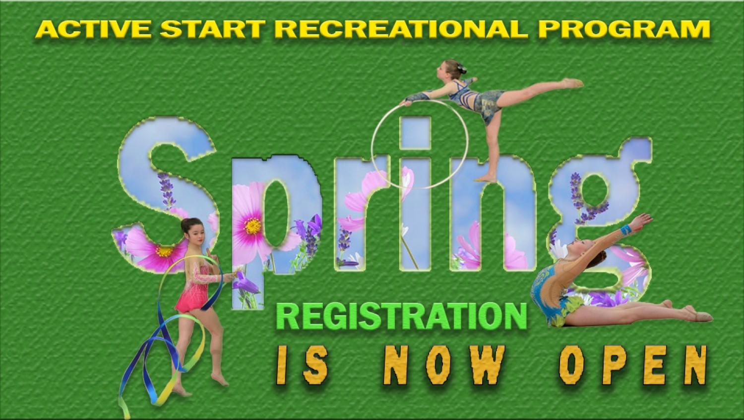 Register now for the Spring Active Start Recreational Program