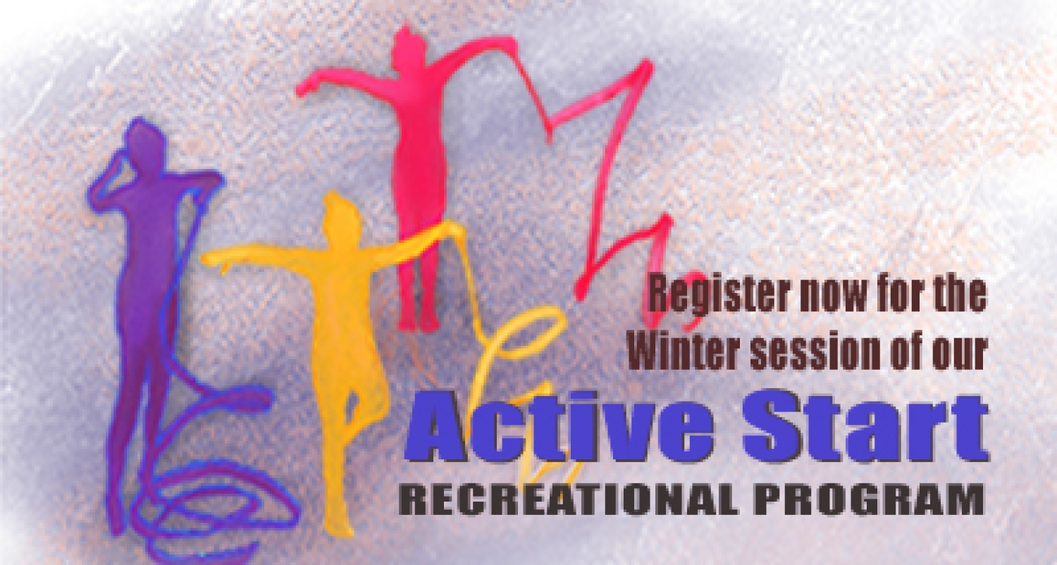 Register now for Winter recreational Active Start programs