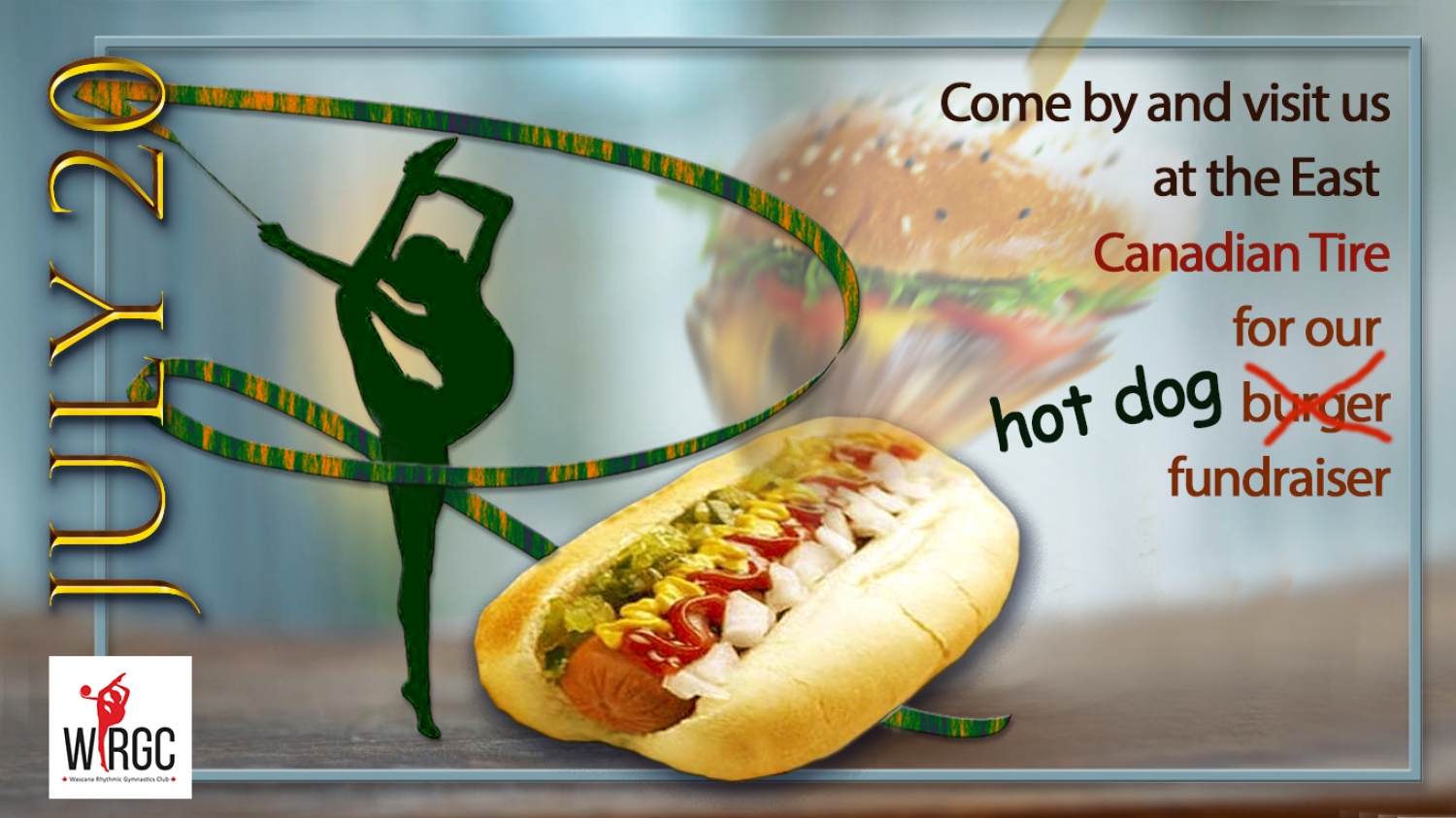 Upcoming "Hot Dog not Burger" Fundraiser