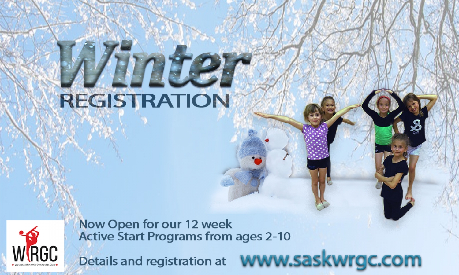 Winter Registration is Now Open for Active Start Programs
