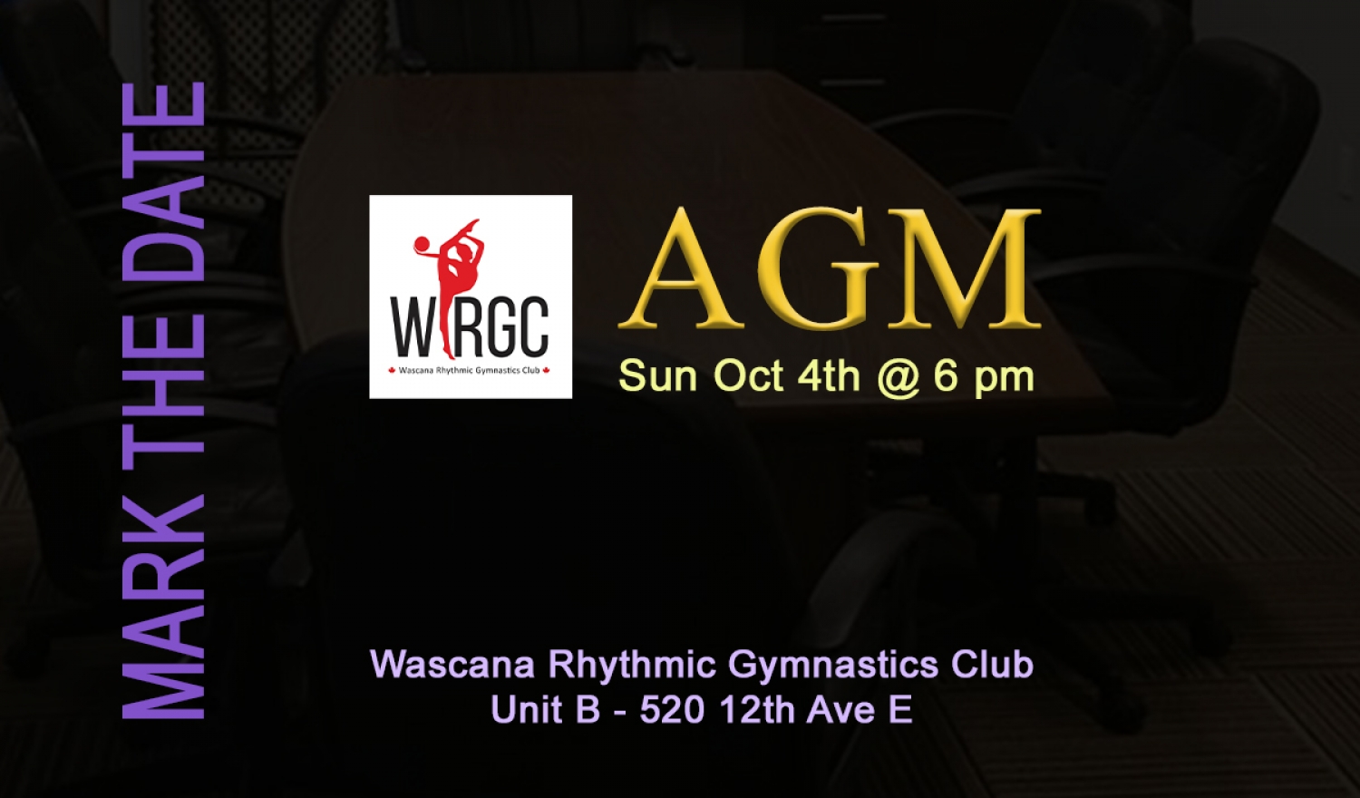 WRGC 2020 AGM - Oct 4th